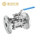 304 stainless steel 3PC Ball Valve Flanged End  DIN PN16/PN40 teyi flange ball valve 3pc flanged 3PC ball valve